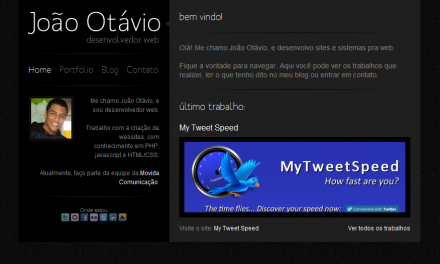 João Otávio - Desenvolvedor Web by joaobarbosa