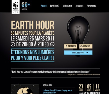 Earth Hour 2011 by Benoit