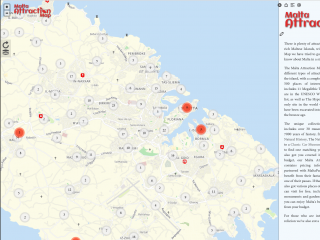 Malta Attraction Map by gunglien