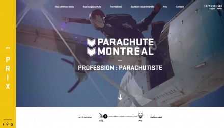 Parachute Montreal Skydive by Nitriques