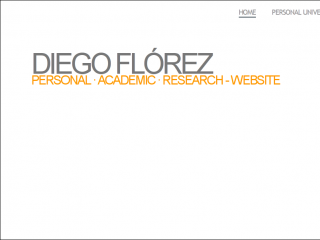 Diego Flórez Website by DFFlorezG